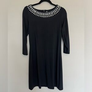 Tommy Bahama Black Darcy dress NWOT beaded size medium
